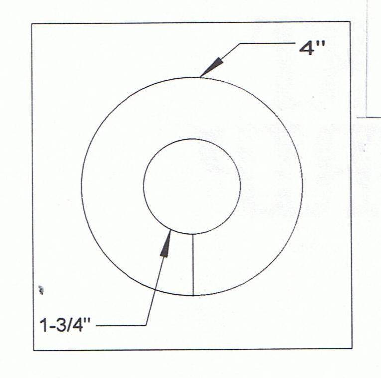 Plastic Sprinkler Escutcheon Rings - 1800ceiling