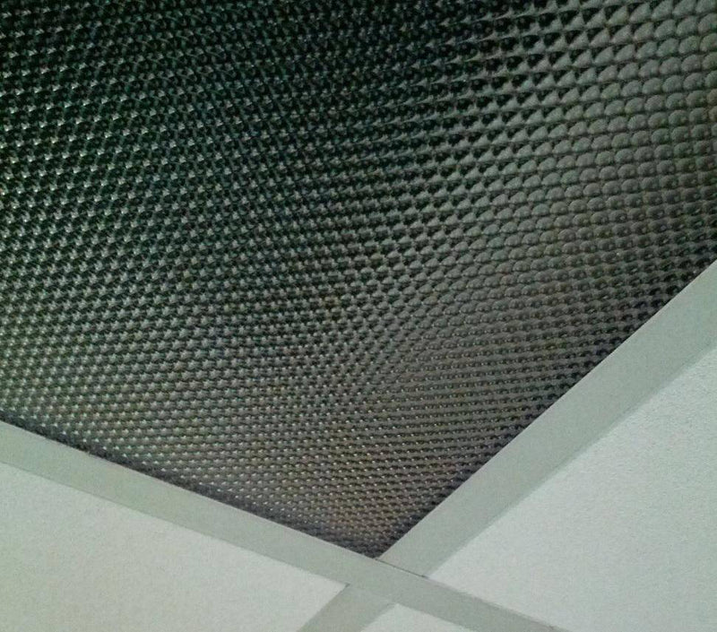 Polycarbonate Prismatic, unbreakable, light lens 23.75"x23.75" - 1800ceiling