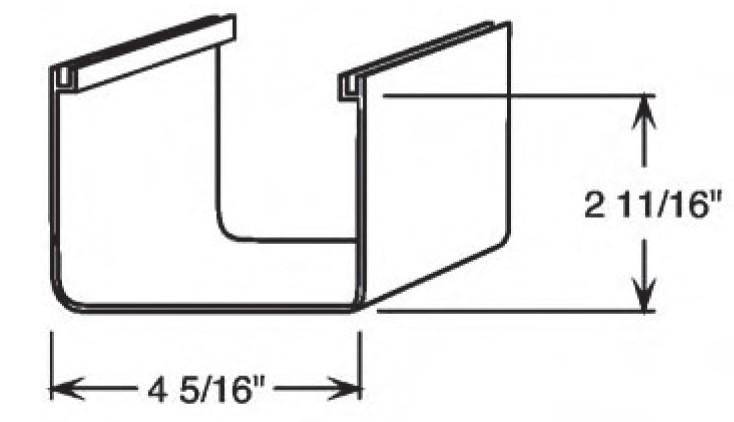 Prismatic Acrylic Wrap with "U" Hooks (555P) - 1800ceiling