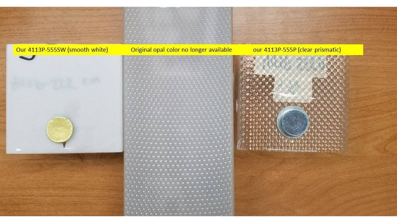 Prismatic Acrylic Wrap with "U" Hooks (555P) - 1800ceiling