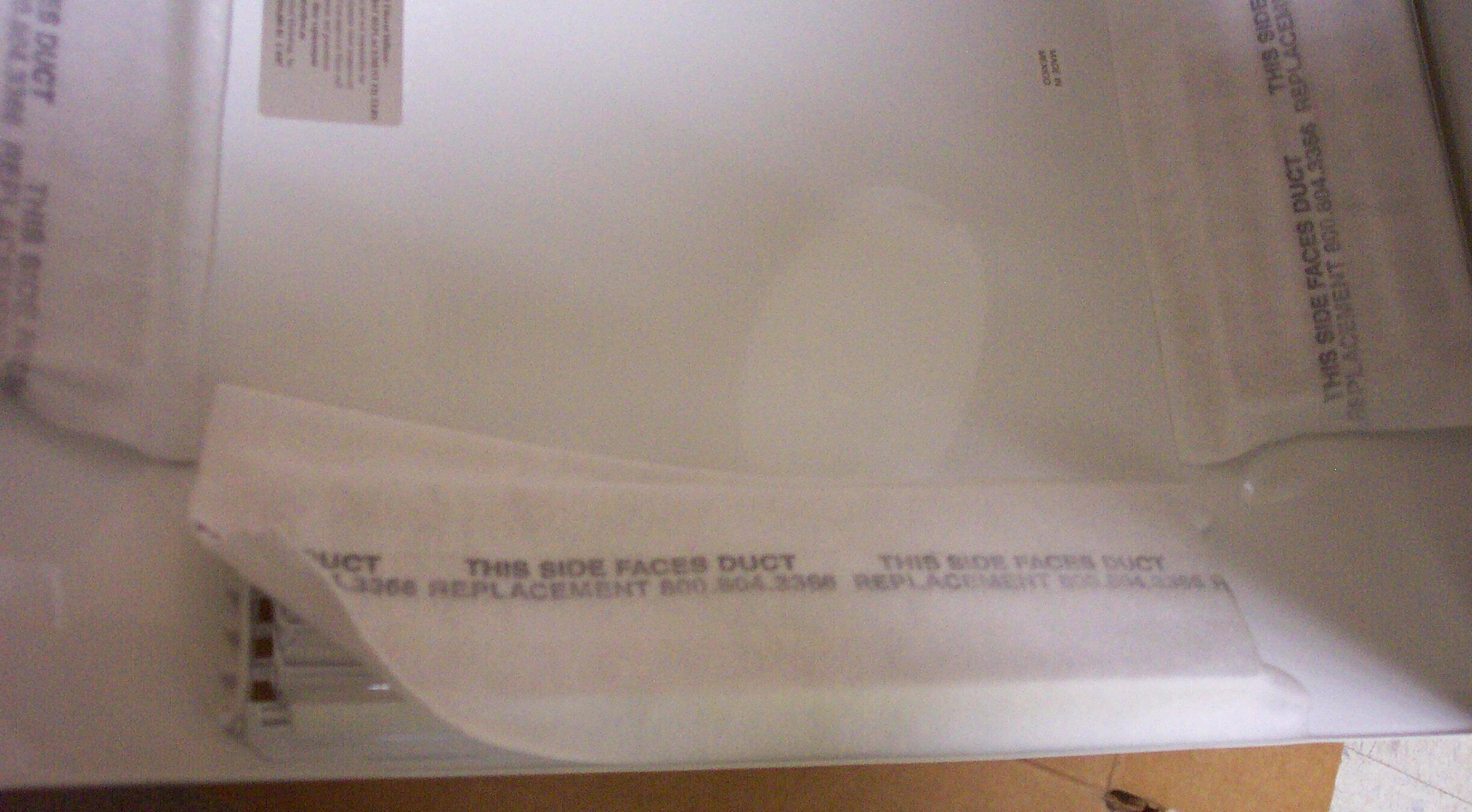 Replacement Filters for Filtered Air Diffuser (#4102) - 1800ceiling