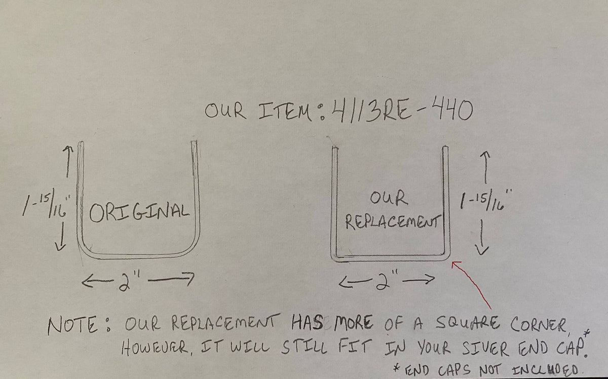 Retro Vanity Light, Square, Frosted Acrylic 2" wide (440) - 1800ceiling