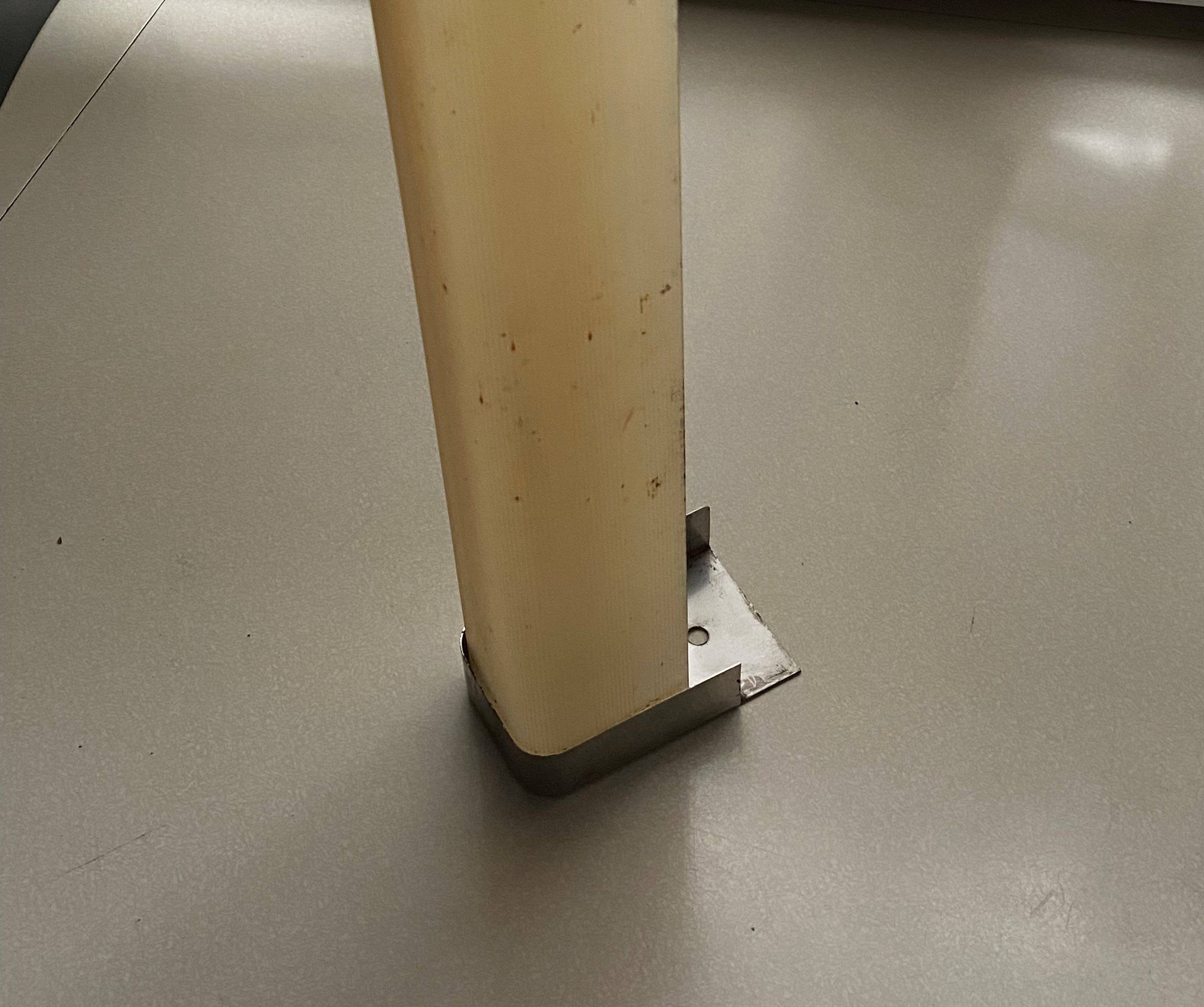 Retro Vanity Light, Square, Frosted Acrylic 2" wide (440) - 1800ceiling