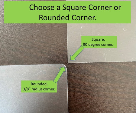 Square Clear Acrylic TableTops - 1800ceiling