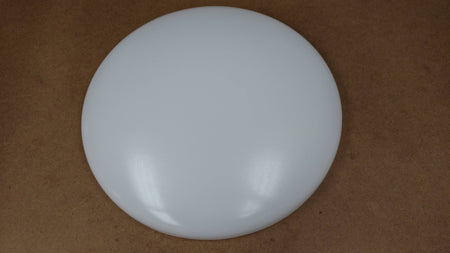 Saucer 14" White Acrylic (3-5/8" Deep, 14-1/8" OD, 12" Fitter) - 1800ceiling