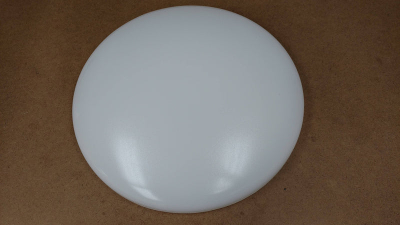 Saucer 14" White Acrylic (3-5/8" Deep, 14-1/8" OD, 12" Fitter) - 1800ceiling