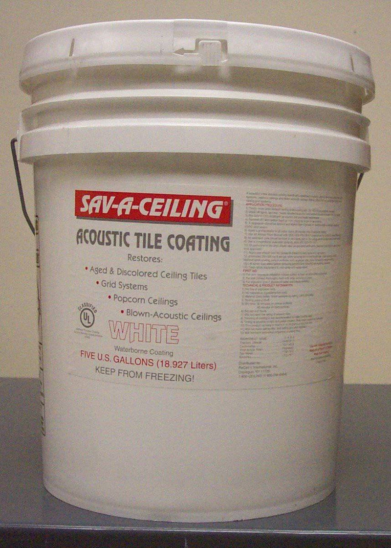 SAV-A-CEILING Architectural Ceiling Coating-5 Gallon Pail - 1800ceiling