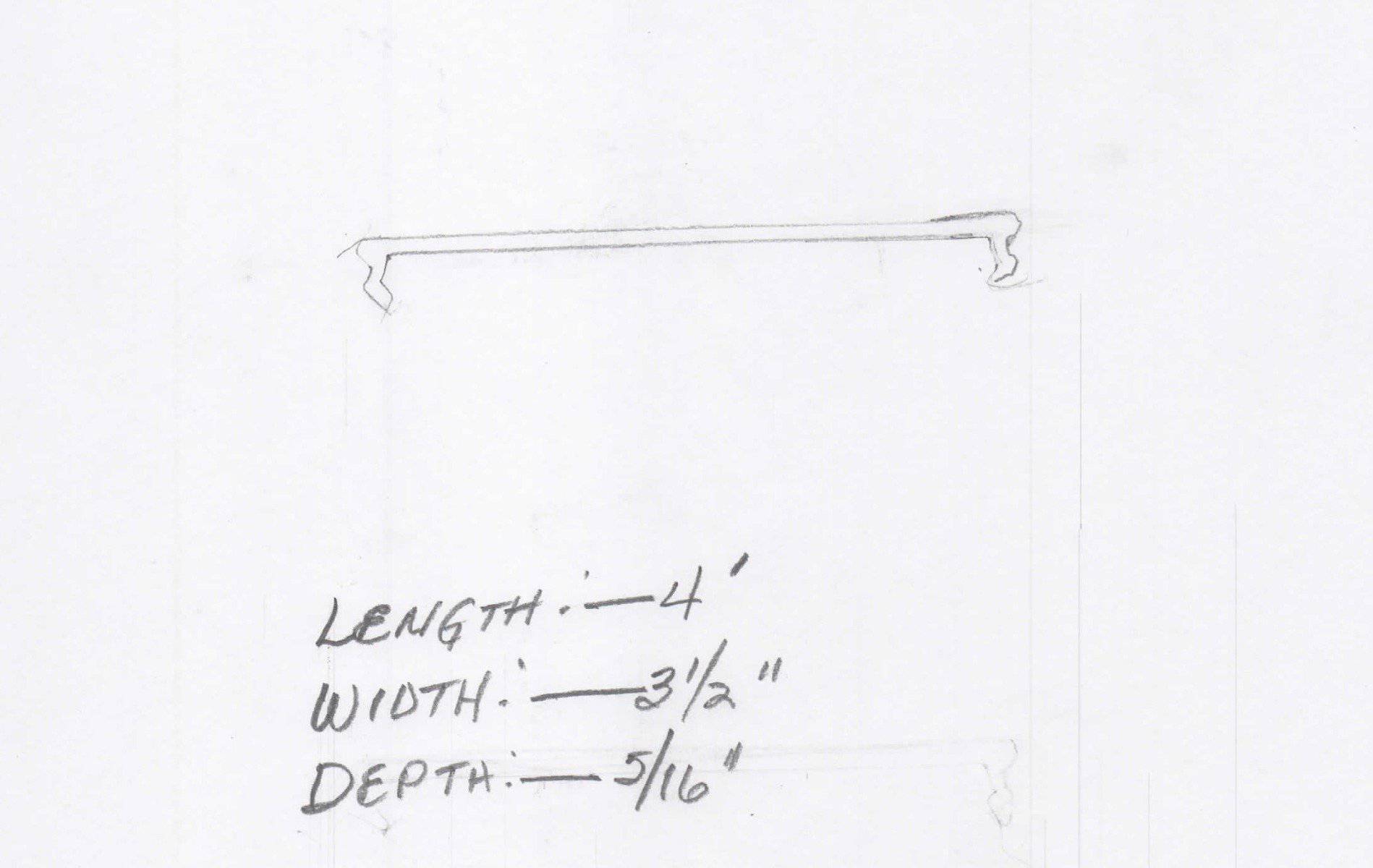 Selux M100 Replacement Lens-WHITE-48" Long - 1800ceiling