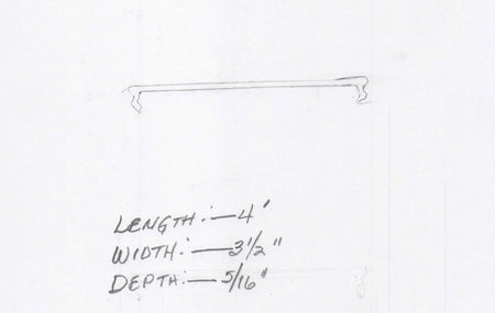 Selux M100 Replacement Lens-WHITE-48" Long - 1800ceiling