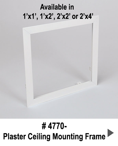 Sheetrock Mounting Frames - 1800ceiling
