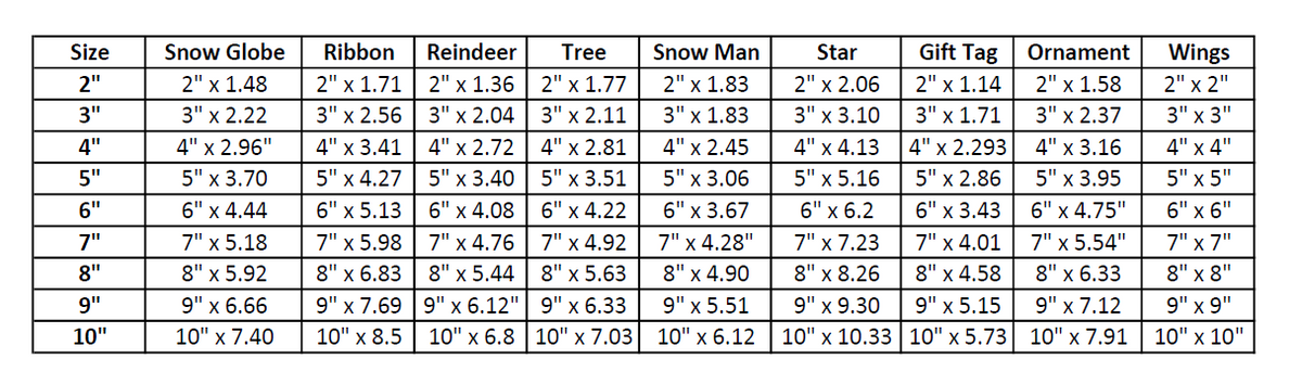 Holiday Clear Acrylic Sublimation Blanks-10 Packs - 1800ceiling