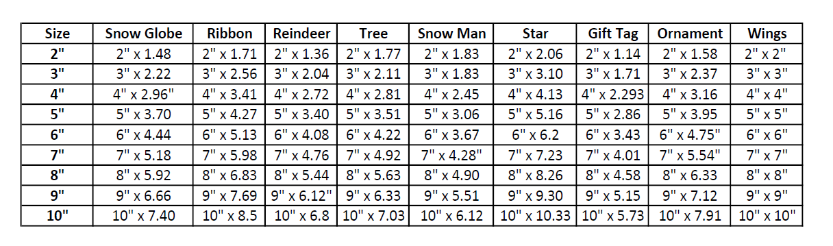 Holiday Clear Acrylic Sublimation Blanks-10 Packs - 1800ceiling