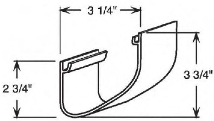 Smooth White Wrap (708SW) with 'U" Hooks - 1800ceiling