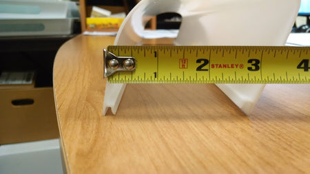 Smooth White Wrap (708SW) with 'U" Hooks - 1800ceiling