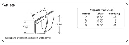 Smooth White Wrap (889S) with "U" Hooks - 1800ceiling