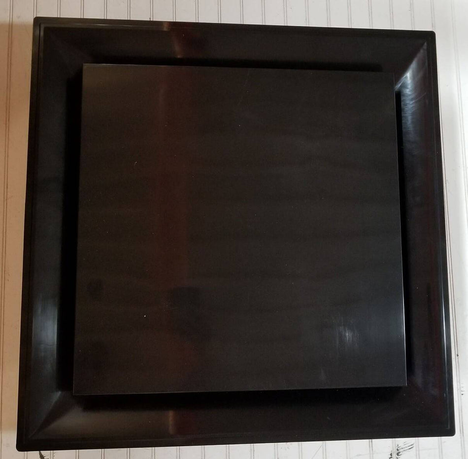 Stratus Black Plastic PLAQUE 2'x2' Air Diffuser - 1800ceiling