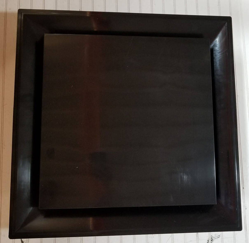 Stratus Black Plastic PLAQUE 2'x2' Air Diffuser - 1800ceiling