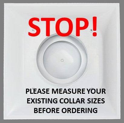 Stratus WHITE Plastic Filtered Air Return - 1800ceiling