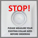 Stratus WHITE Plastic Filtered Air Return - 1800ceiling