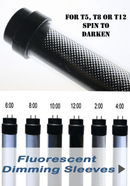 T8/F32 Fluorescent 4' DIMMING SLEEVE - 1800ceiling