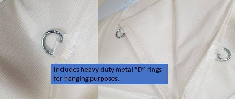 Translucent Vinyl Heavy Duty Roof Leak Tarp - 1800ceiling