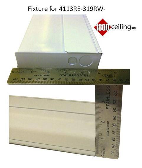 Under Cabinet Lens: 1-15/16" wide x 15/16" high (4113RE-319RW-) - 1800ceiling