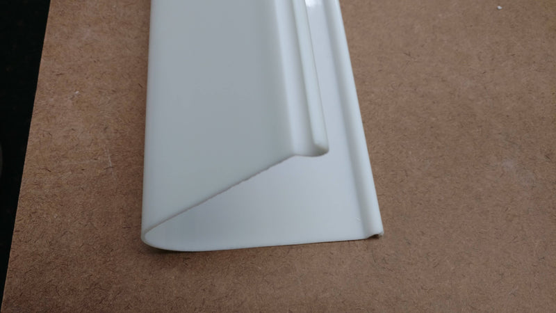 V Shaped, White Acrylic Wrap, (3422) 6 piece minimum - 1800ceiling