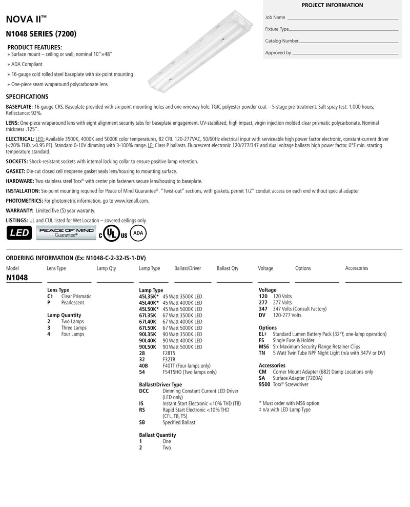 Vandal Resistant Lens - 1800ceiling