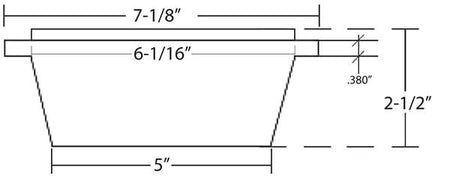 Vandal Resistant Lens-49-15/16" Long, 7-1/8" Wide, x 2-1/2" Deep. - 1800ceiling