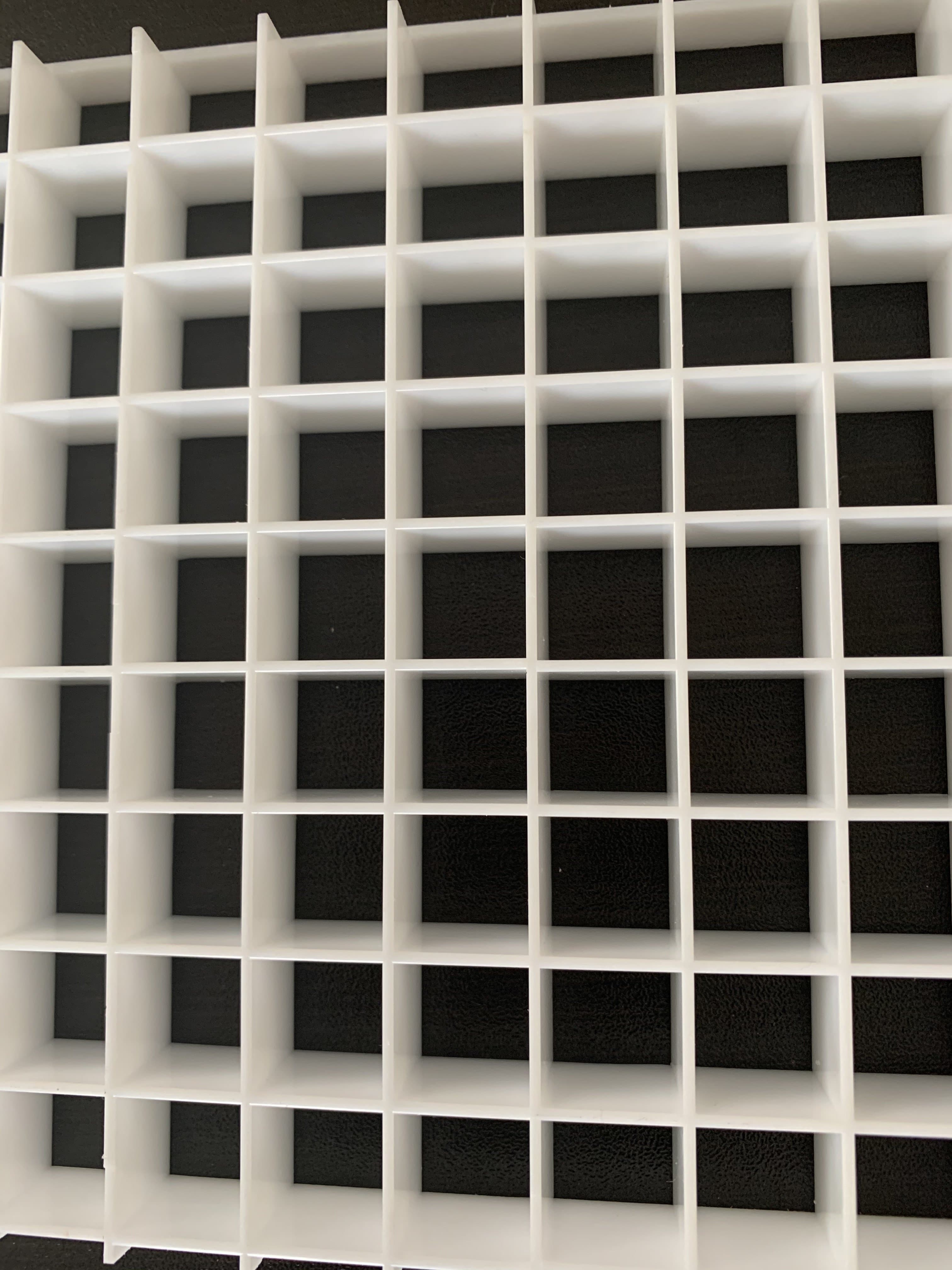 White Egg Crate: Stock Size: 29-3/4" x 59-3/4" - 1800ceiling