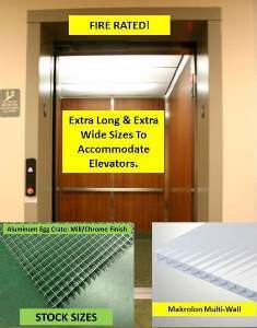 WHITE Finish 1/2" Aluminum Egg Crate -2'x2' (actual: 23-3/4" x 23-3/4") - 1800ceiling
