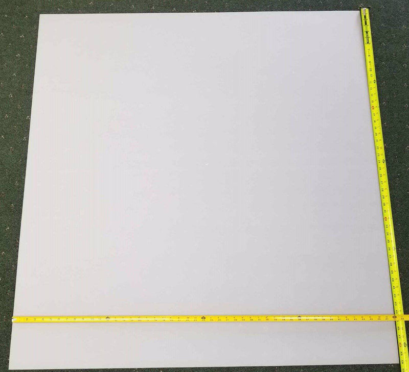 White Flexible Overlay Light Lens .020gauge 25" x 48" - 1800ceiling