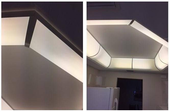 White Flexible Overlay Light Lenses. 2'x2' Custom Sizes - 1800ceiling