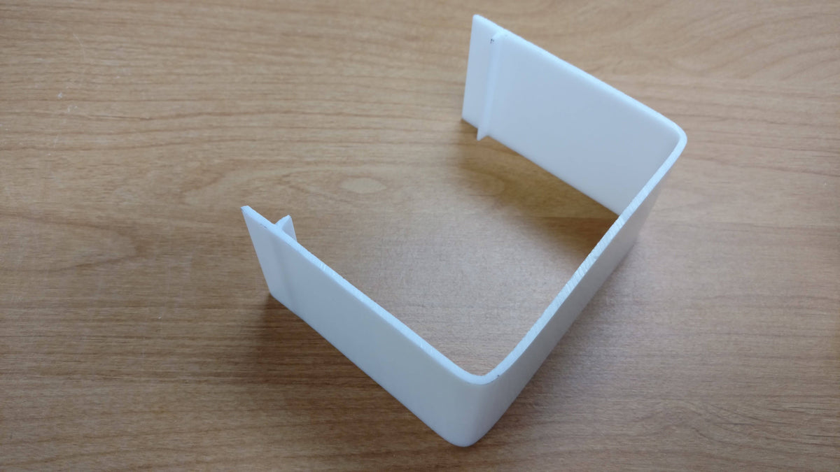 White U" with tabs: 4-1/4" Wide x 3-3/8" High (1098) - 1800ceiling